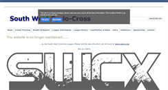 Desktop Screenshot of cyclo-cross.org.uk