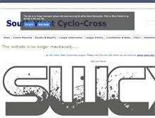 Tablet Screenshot of cyclo-cross.org.uk